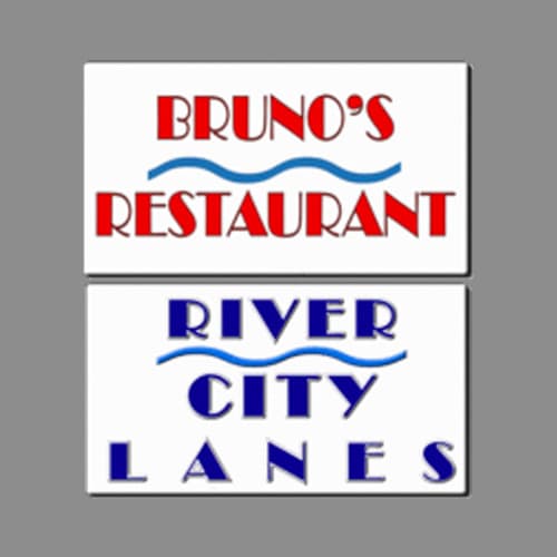River City Lanes & Bruno’s Restaurant artwork